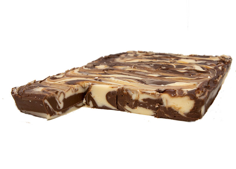 Vanilla Chocolate Swirl Fudge
