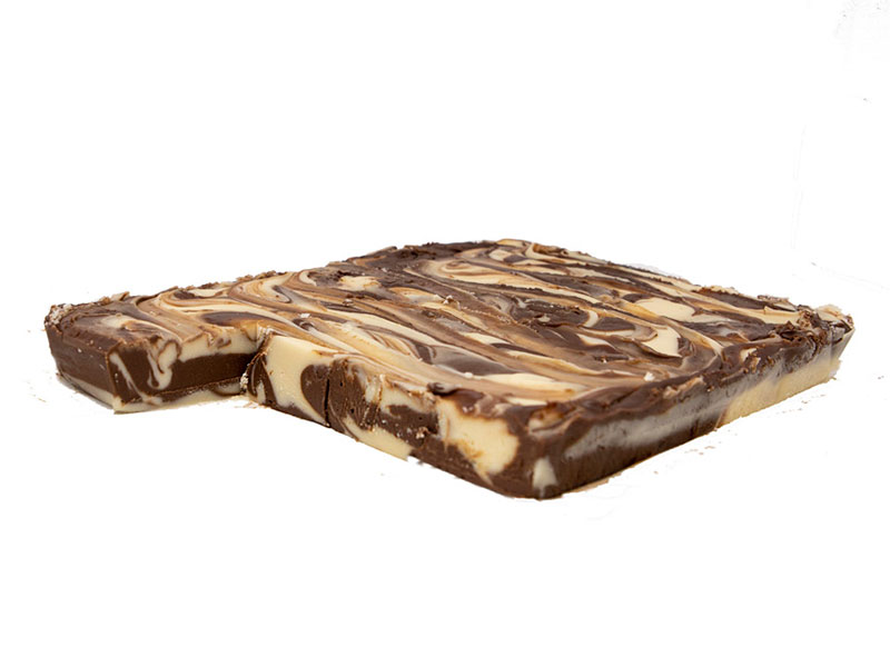 Vanilla Chocolate Swirl Fudge